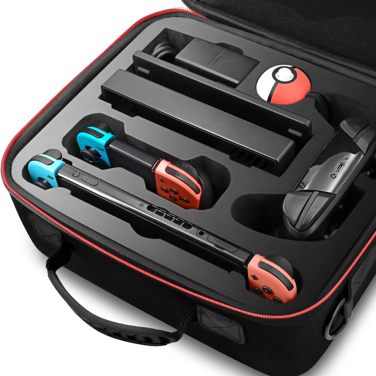 Black Carrying Case with Handle and Shoulder Strap G947