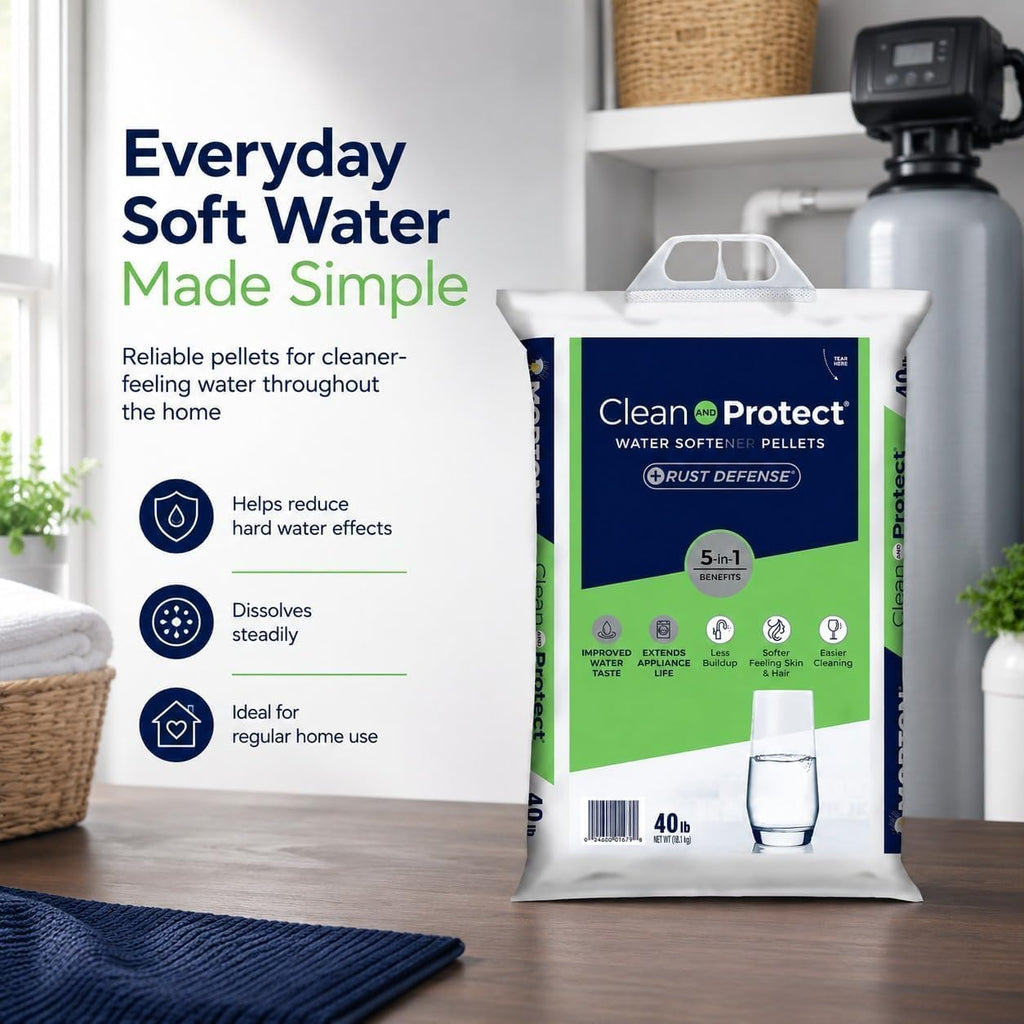 40 lb Water Softener Salt Crystals (Pack of 2) F195
