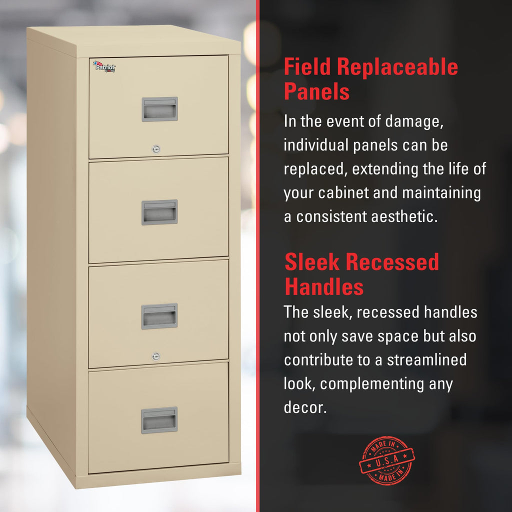 4 Drawer Fire Rated File Cabinet J839258