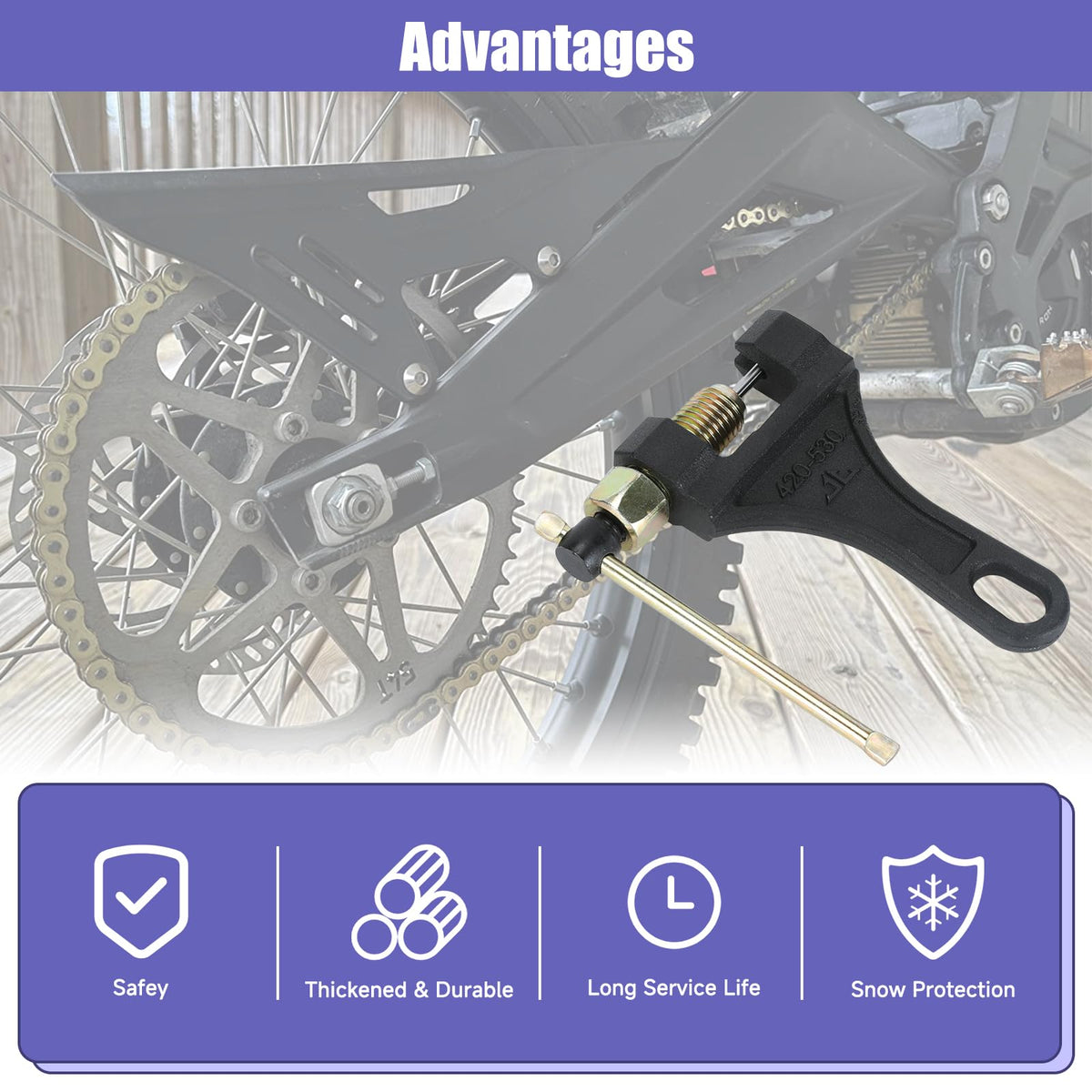 Motorcycle Chain Breaker Tool Y3139