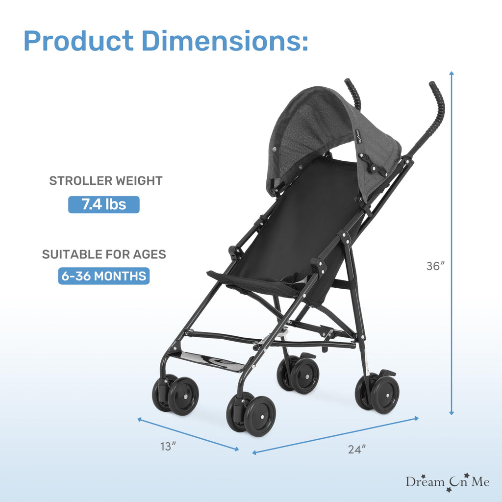Black Lightweight Umbrella Stroller C637492
