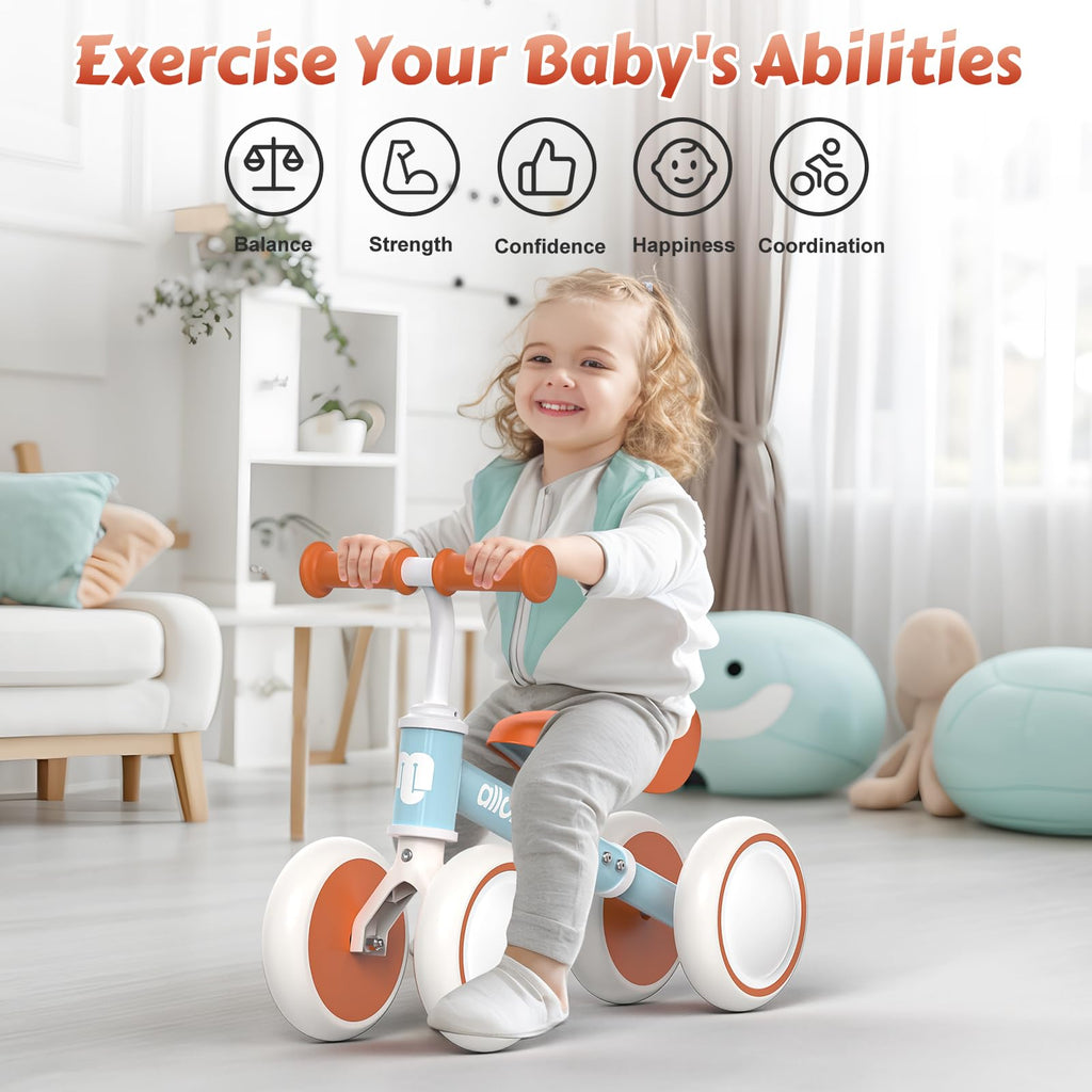 Baby Balance Bike 12-36 Months Adjustable Seat 3 Wheels D272