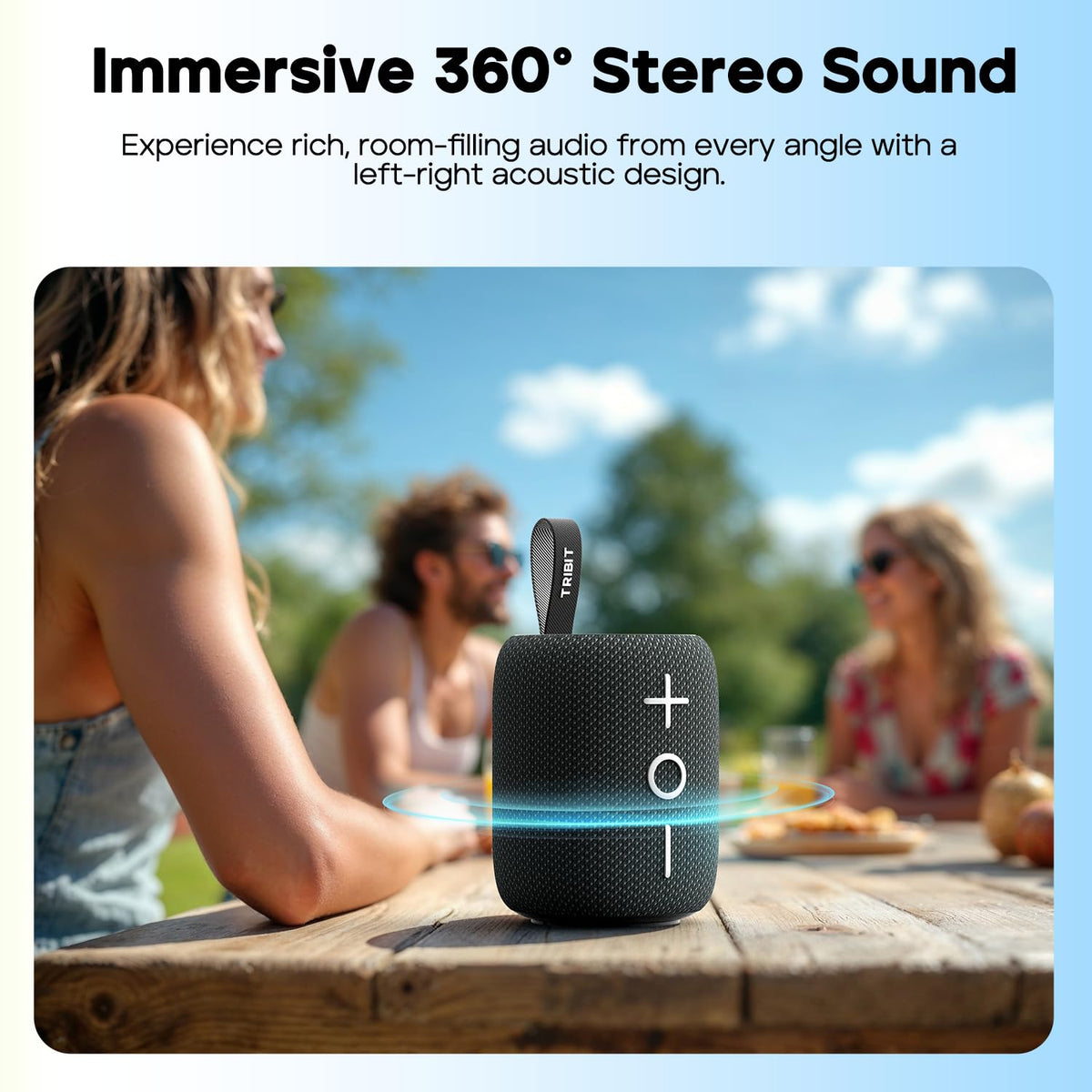 Portable Bluetooth Speaker 12W Black Z70410