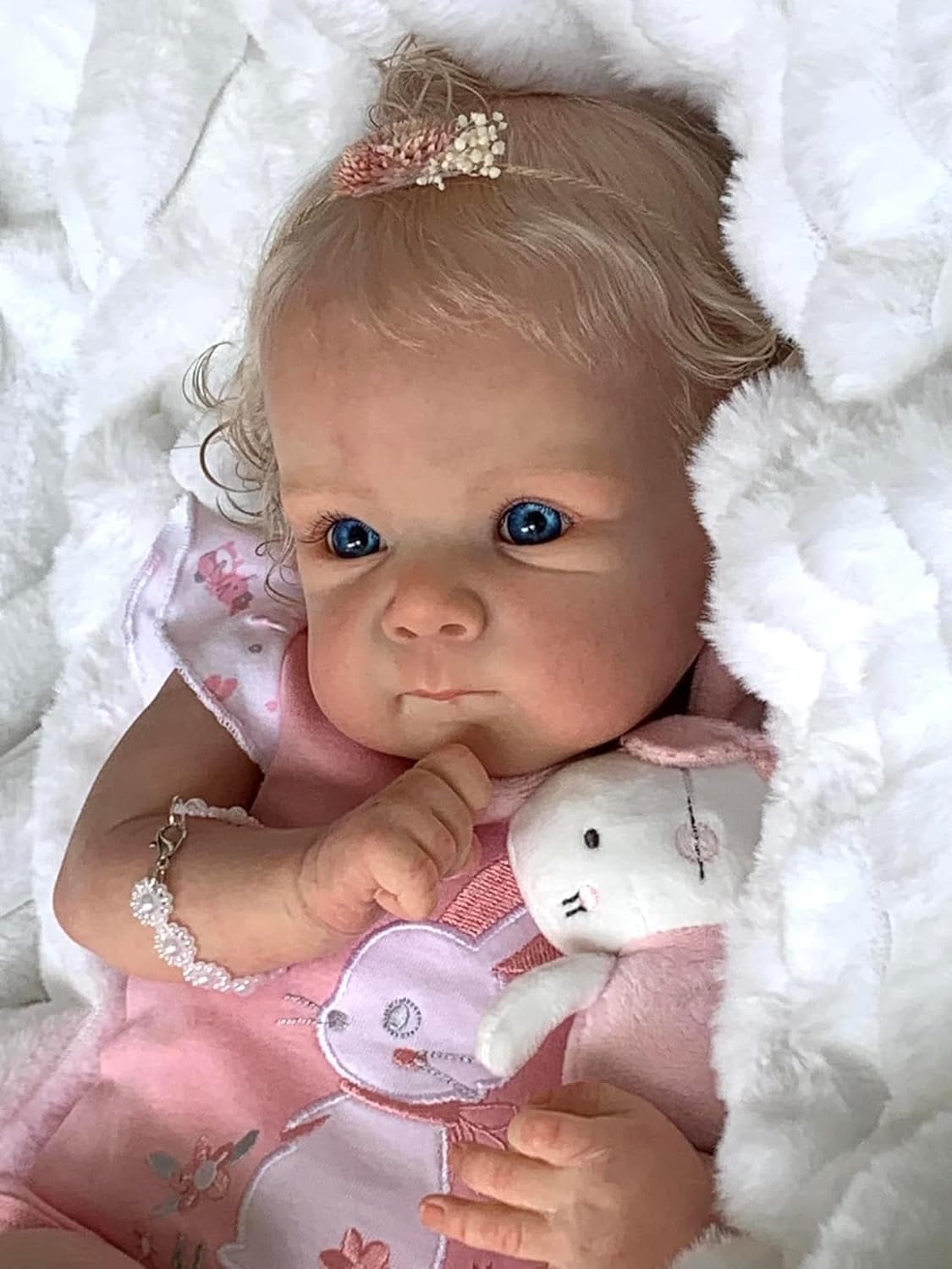 18 inch Silicone Full Body Vinyl Reborn Baby Dolls C4914