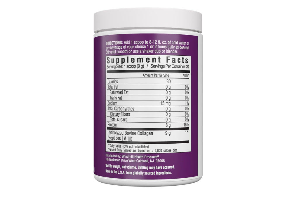 Collagen Peptides Powder Unflavored 20 Servings H600139