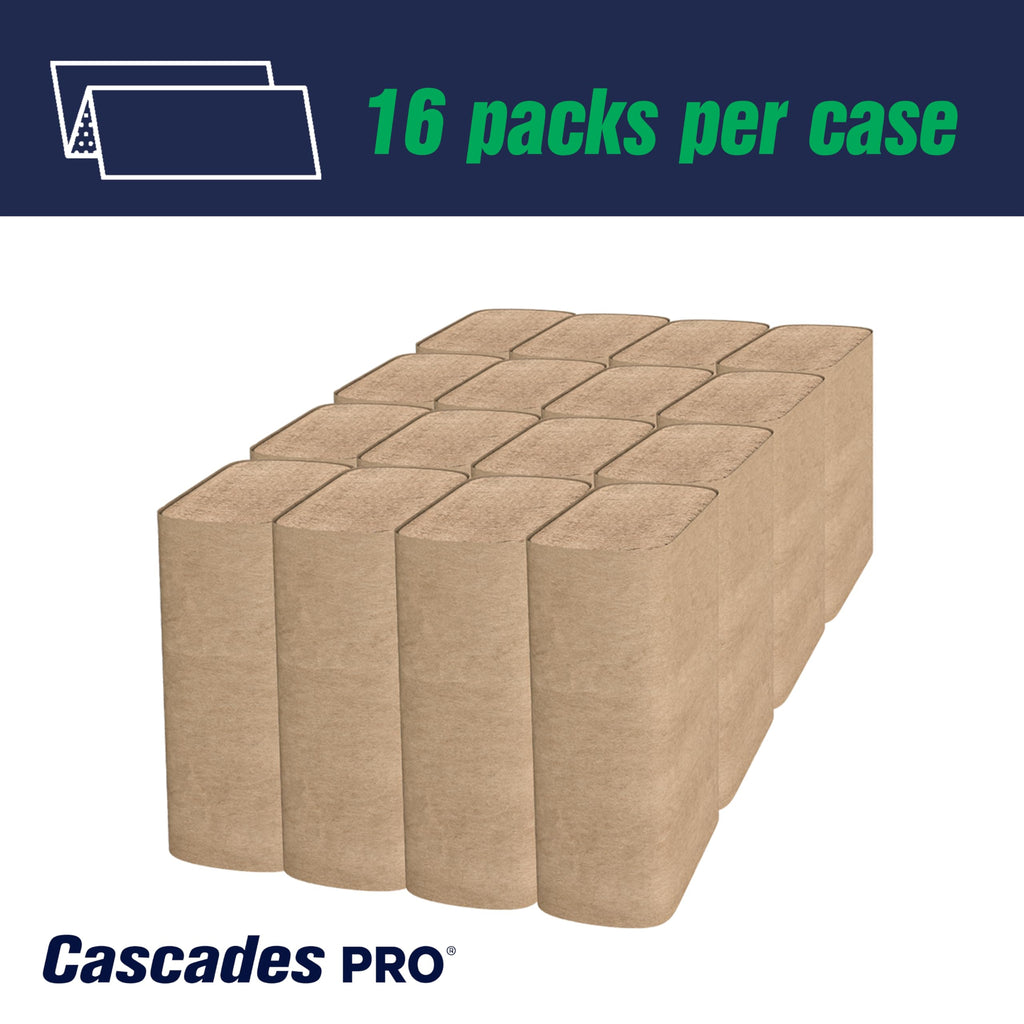 Multifold Paper Towels 250 Sheets 16 Packs Natural Brown U531555