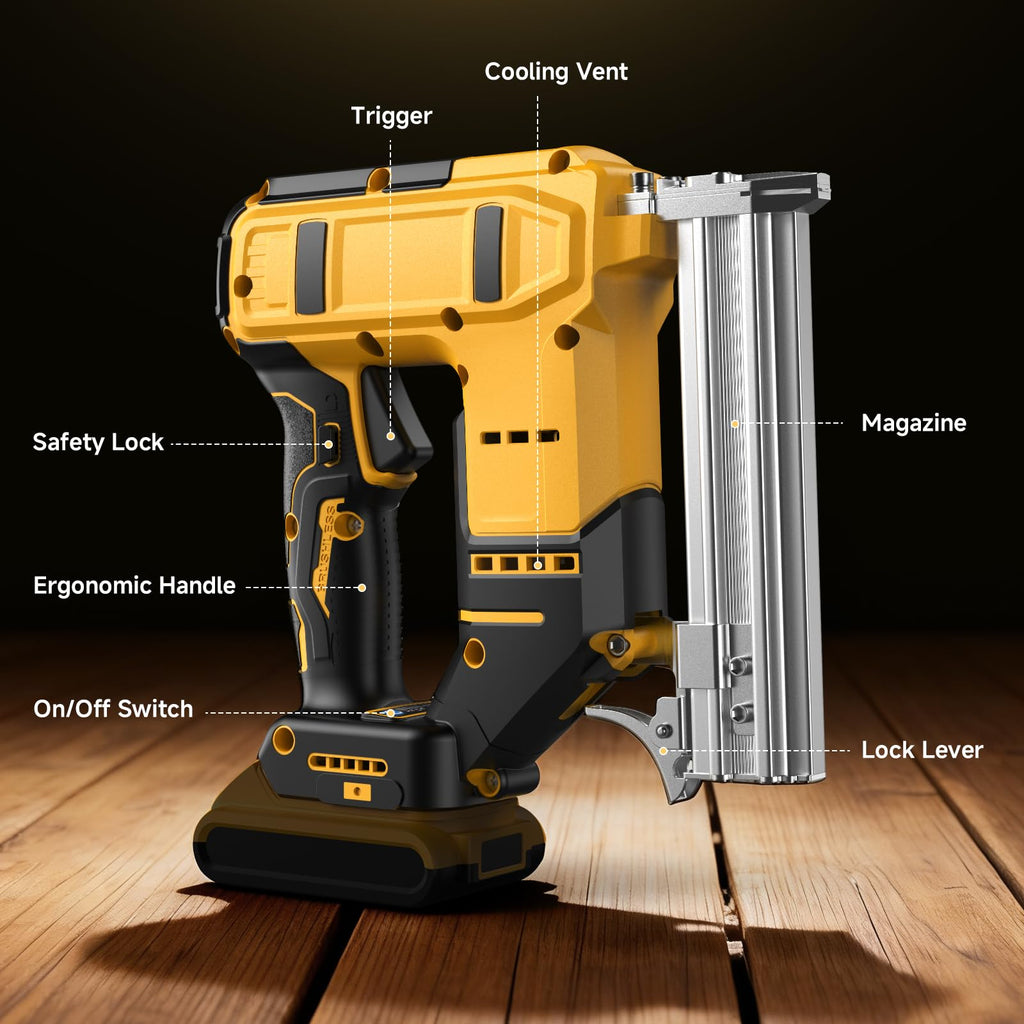 2-in-1 Cordless 18GA Nail Gun & Staple Gun T195854