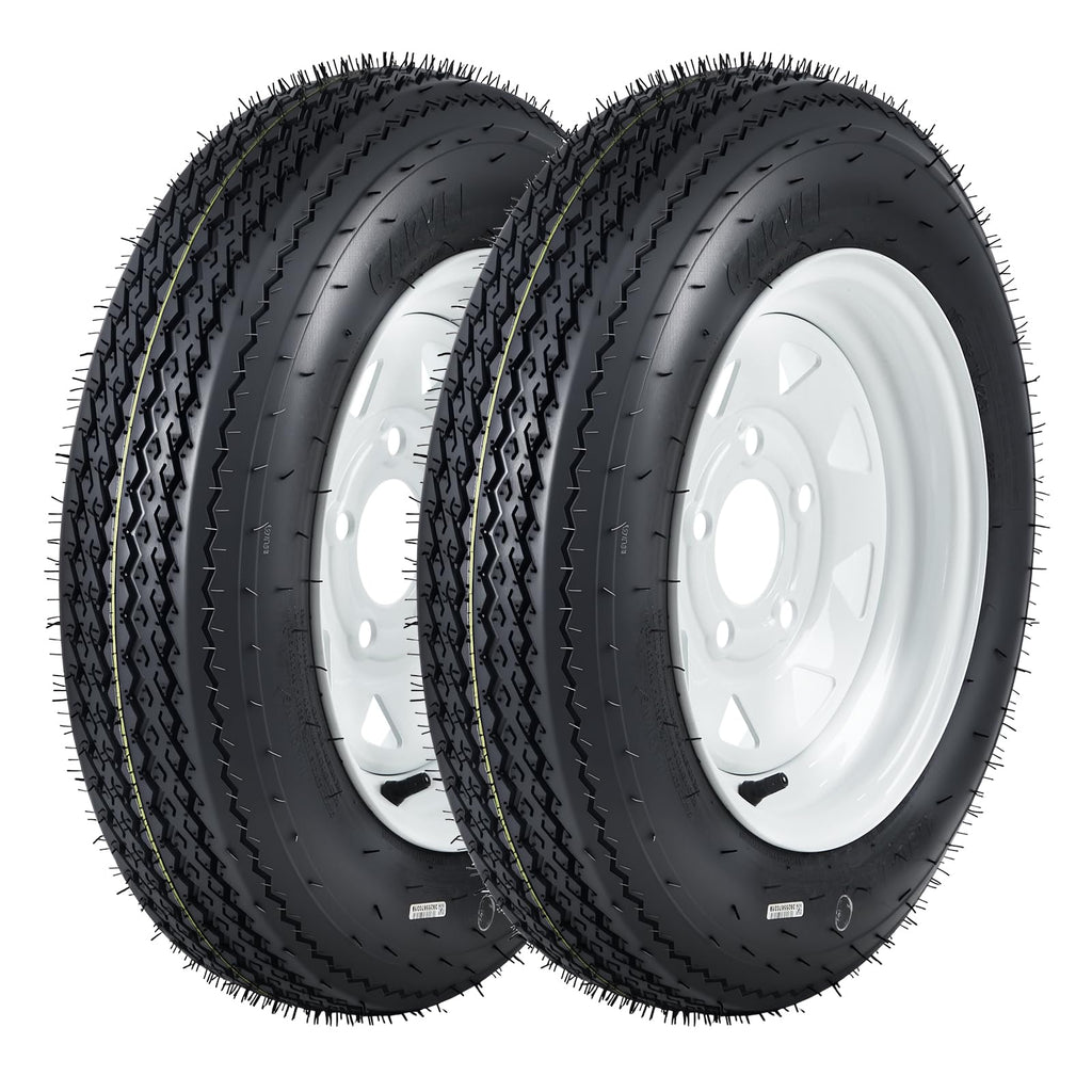 12 Trailer Tire and Wheel Assembly 5 Lug Set of 2 H709