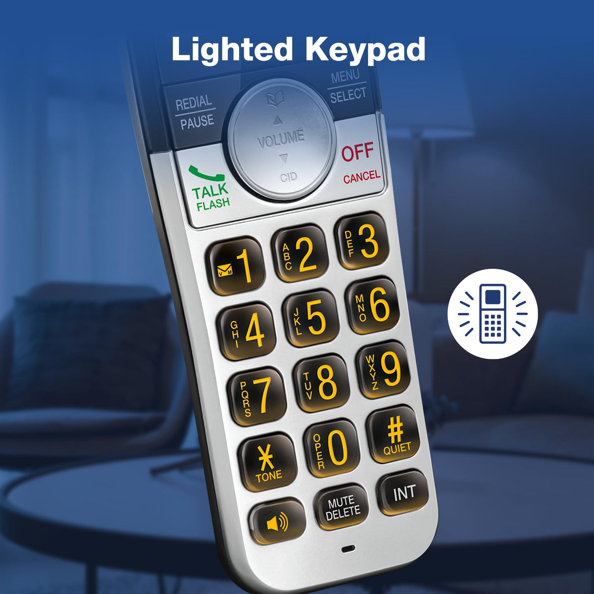 Cordless Home Phone with Answering Machine D474169
