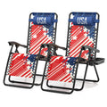 Zero Gravity Reclining Camping Chairs 2 Pack T698