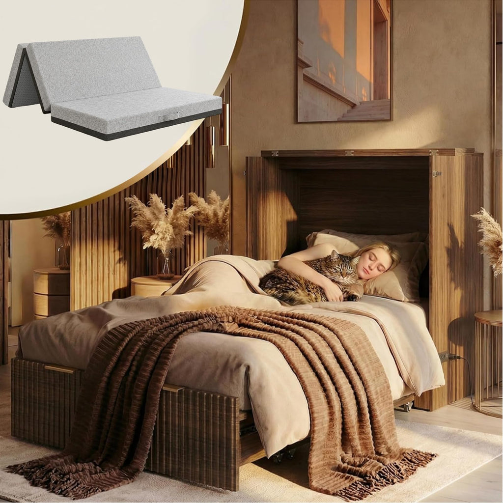 6 Inch Tri-Fold Memory Foam Mattress C750