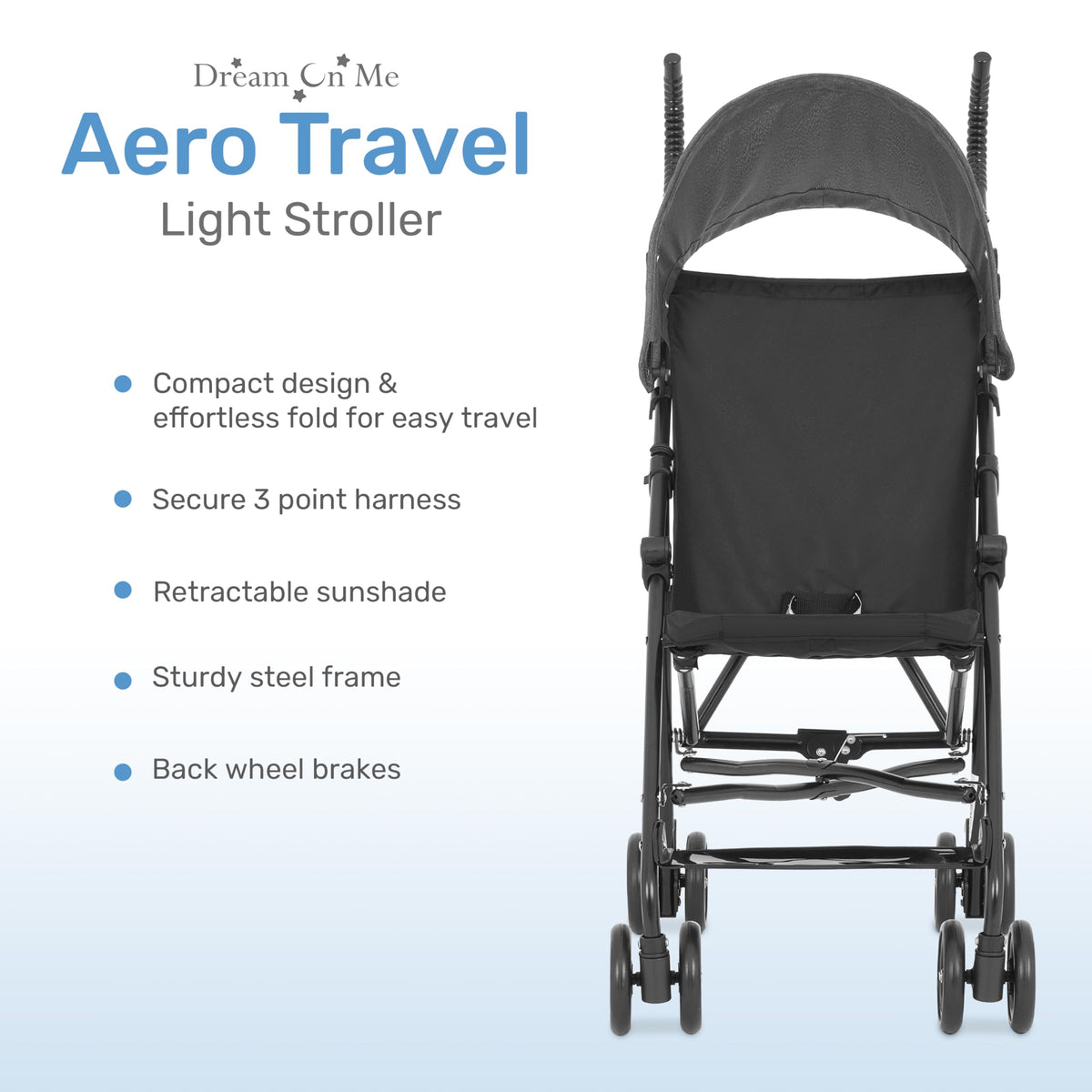 Black Lightweight Umbrella Stroller C637492
