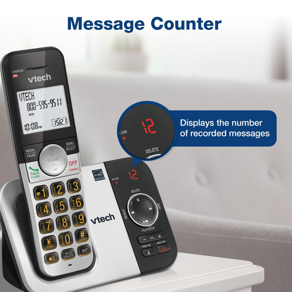Cordless Home Phone with Answering Machine D474169