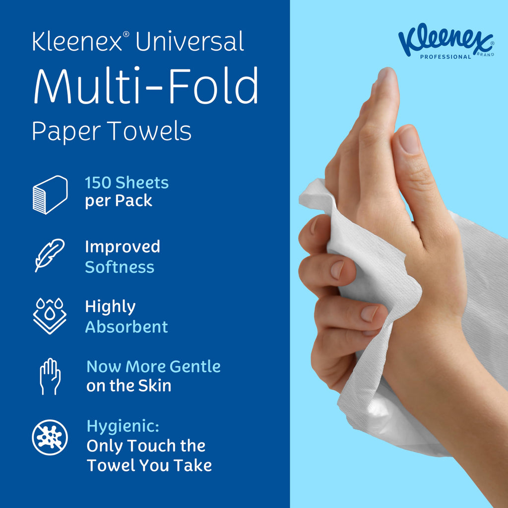 Multifold Paper Towels, 8 x 150 Sheets U943
