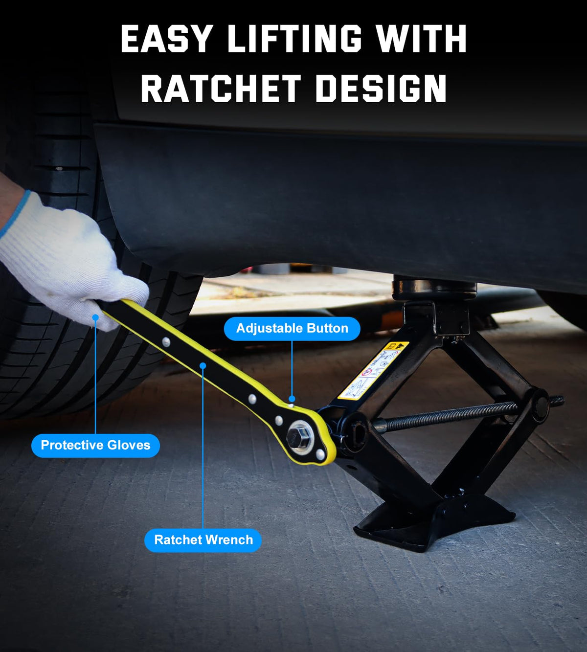 2.5 Ton Scissor Jack Kit P9151