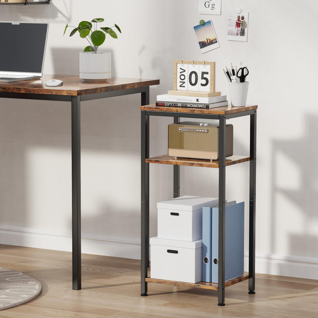 3 Tier End Table with Storage Shelves T74714