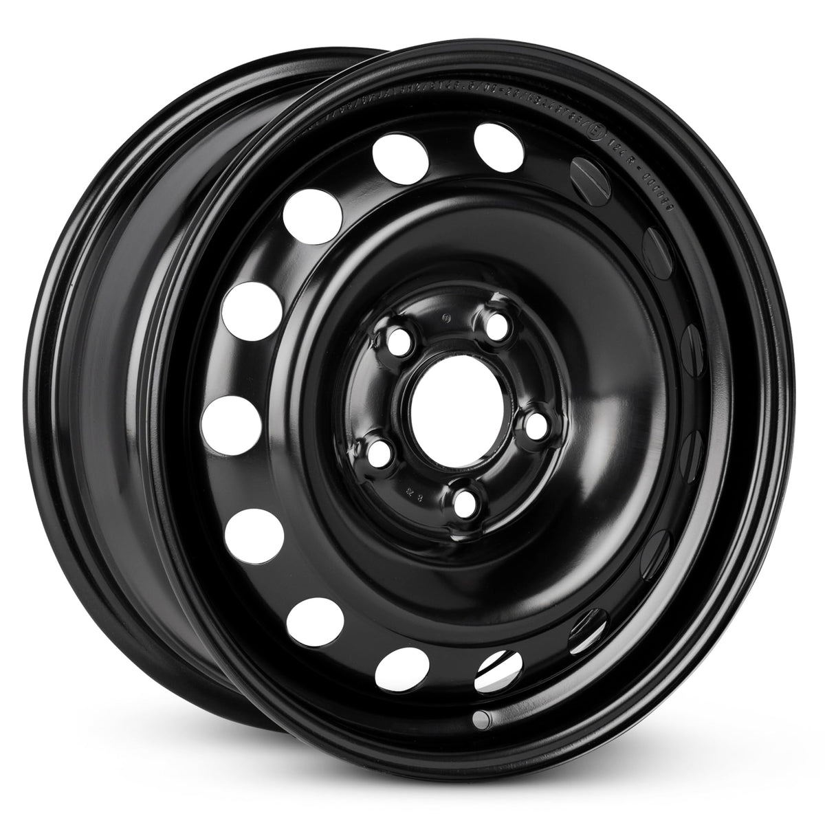 16 Inch Painted Black Car Wheel J1699