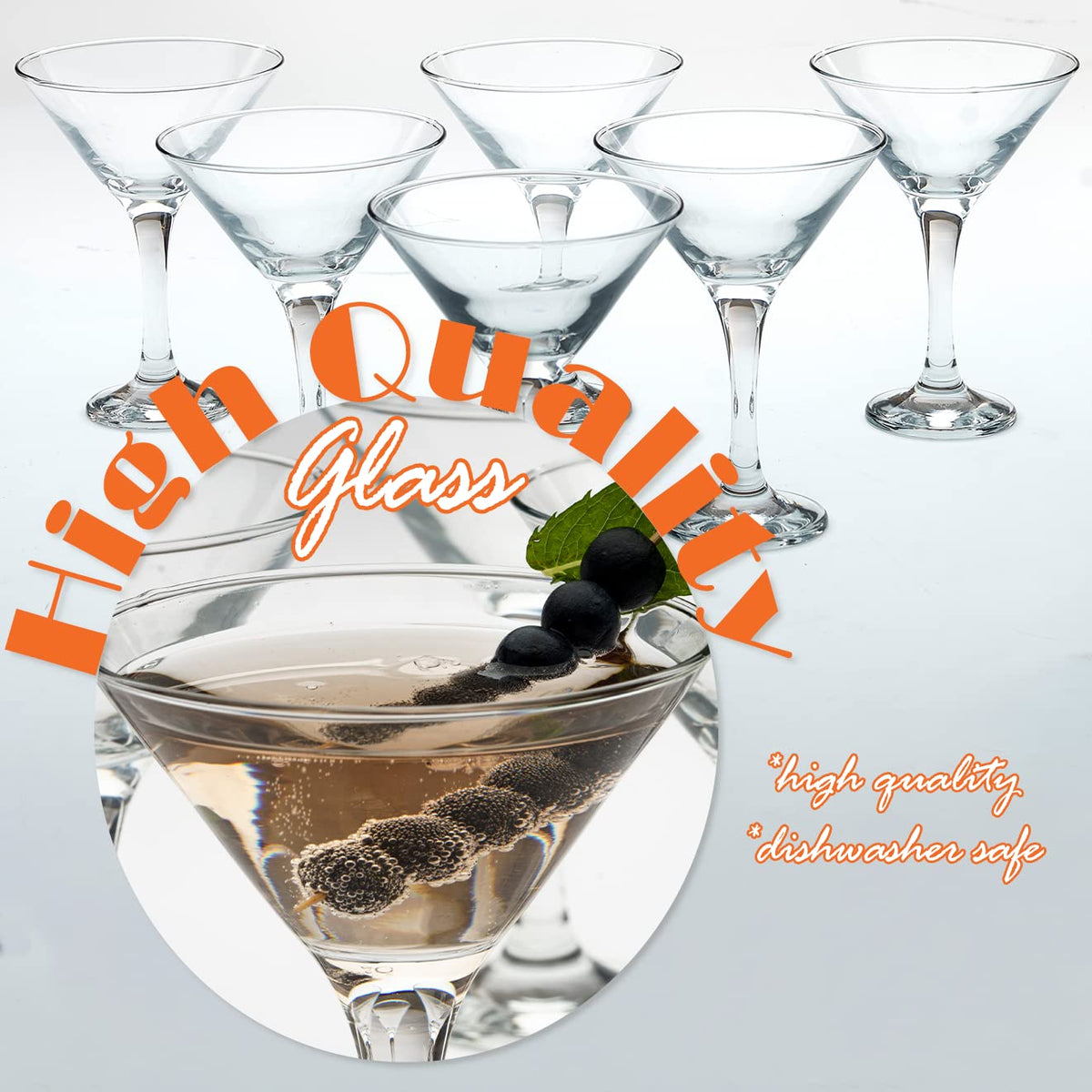 6oz Martini Glasses R55467
