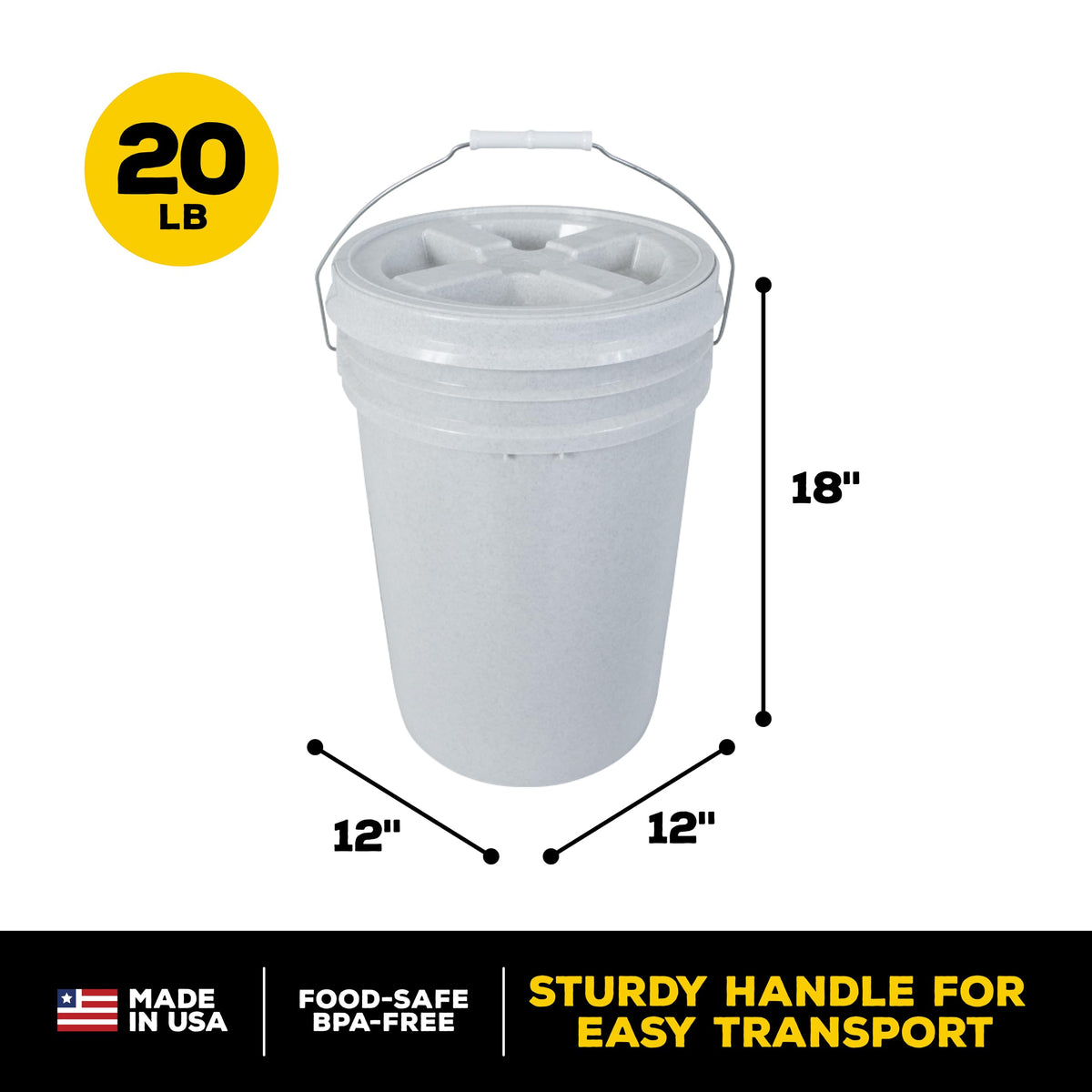 Dog Food Storage Container 20 Pounds I979