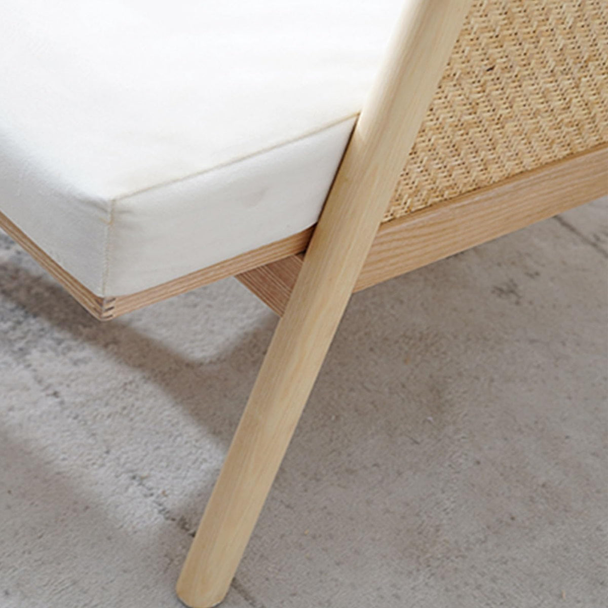 Rattan Wood Wicker Sofa Chair K550