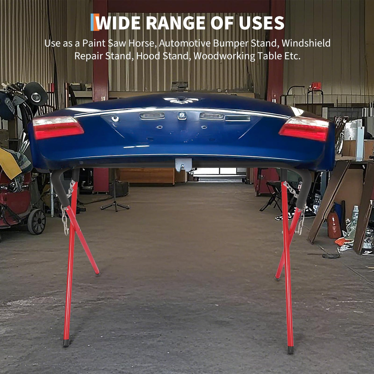 Heavy Duty Folding Work Stand, 500LB Capacity Portable Work Table X841373