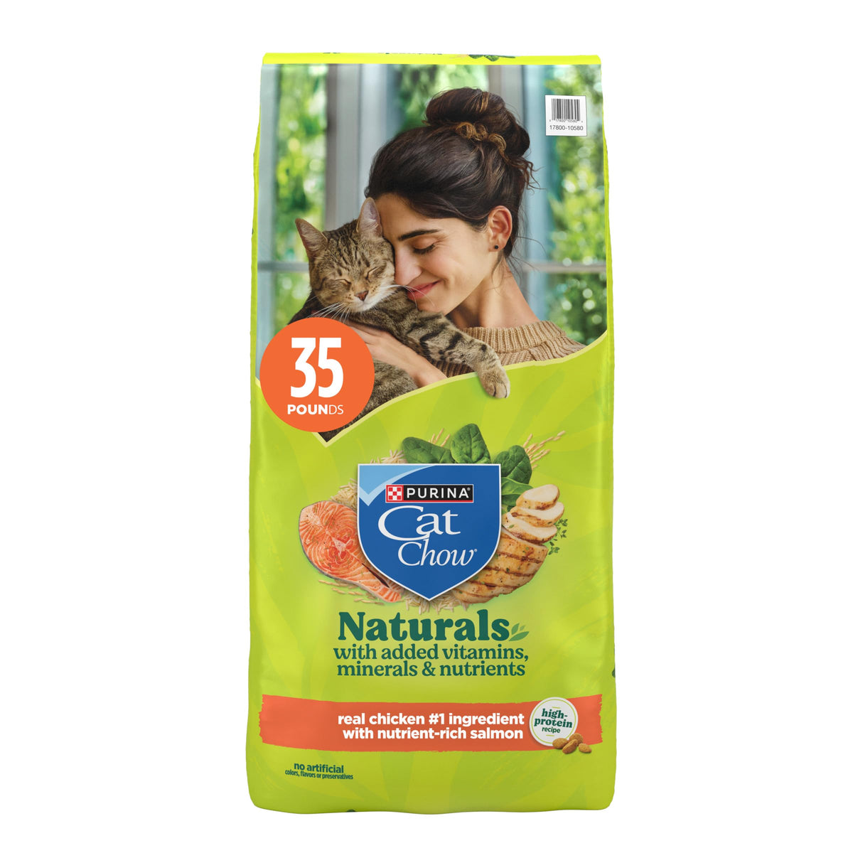 High Protein Dry Cat Food with Vitamins and Minerals 35 lb Bag Y267
