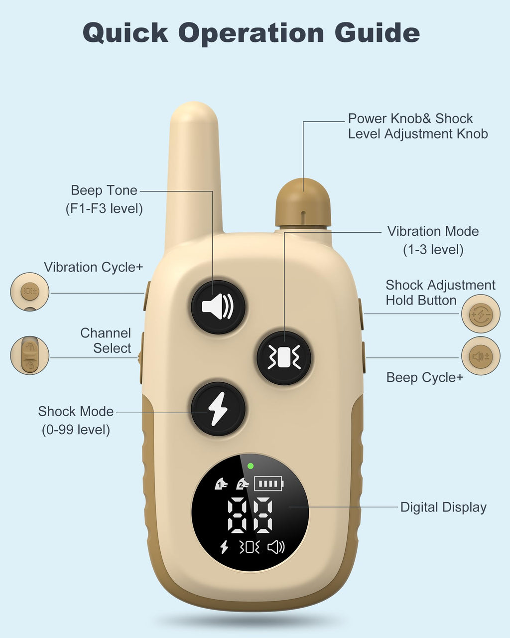 Dog Training Collar with Remote M44868
