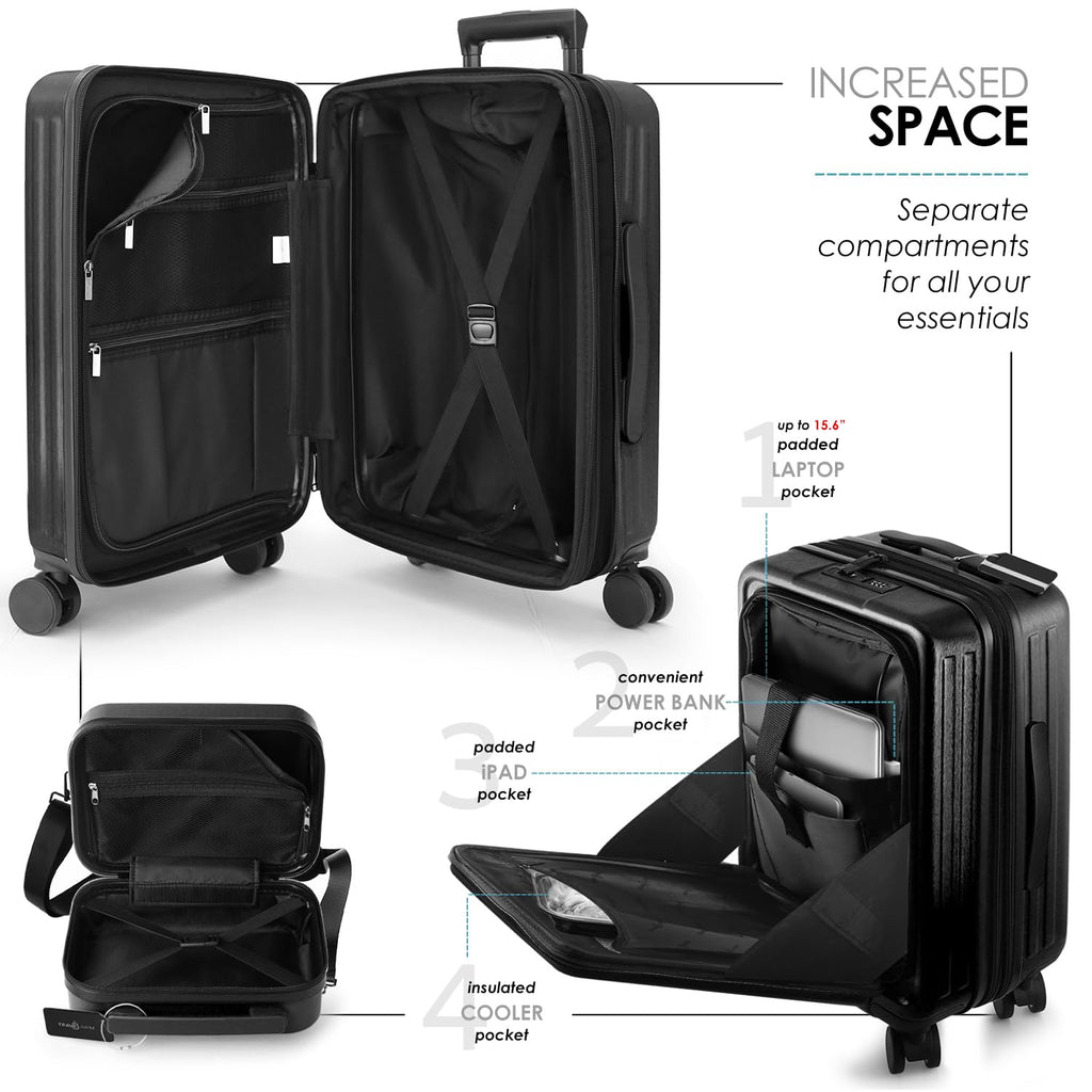 20 Inch Carry On Luggage with Wheels E946726