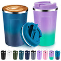 12 oz Insulated Stainless Steel Travel Coffee Mug 2 Pack L81766