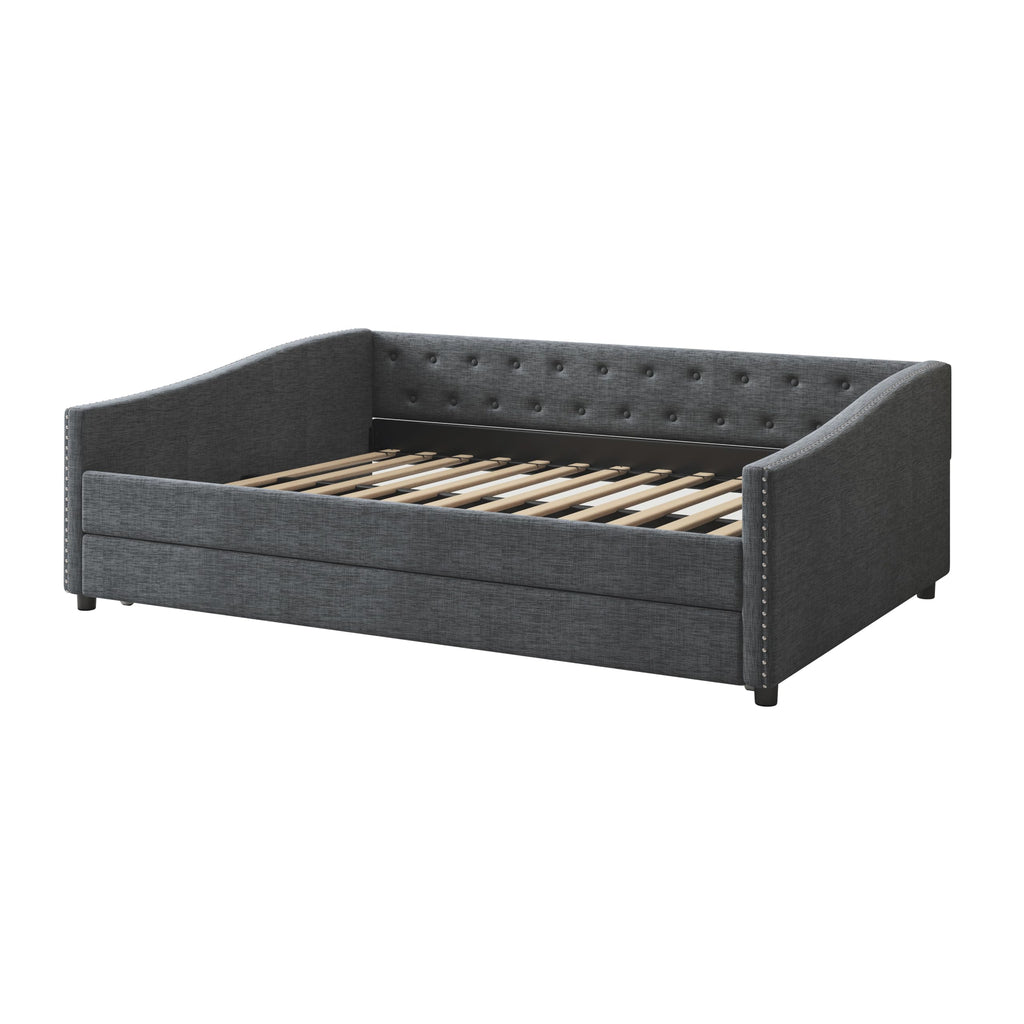 Full Size Upholstered Daybed with Trundle N32302