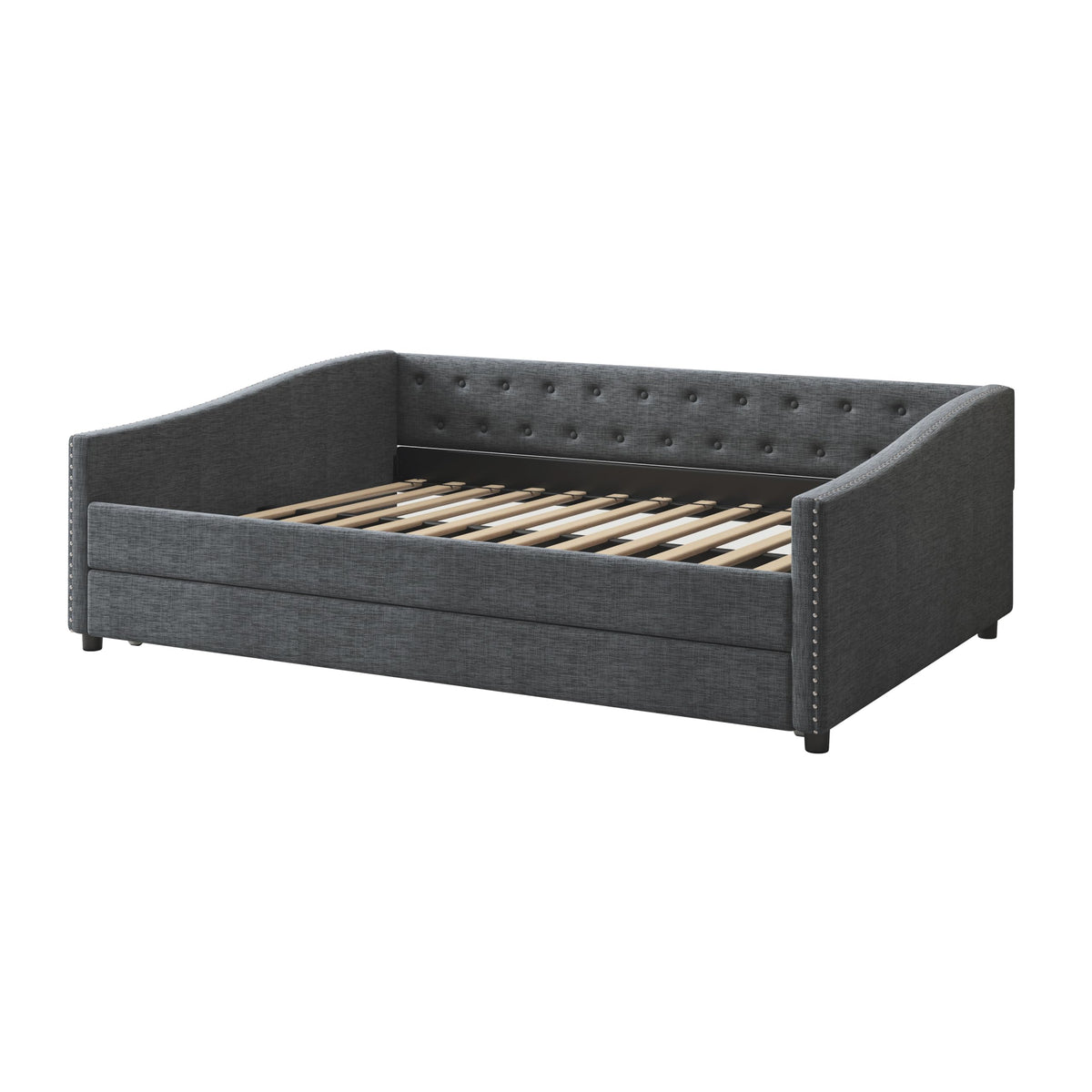 Full Size Upholstered Daybed with Trundle N32302