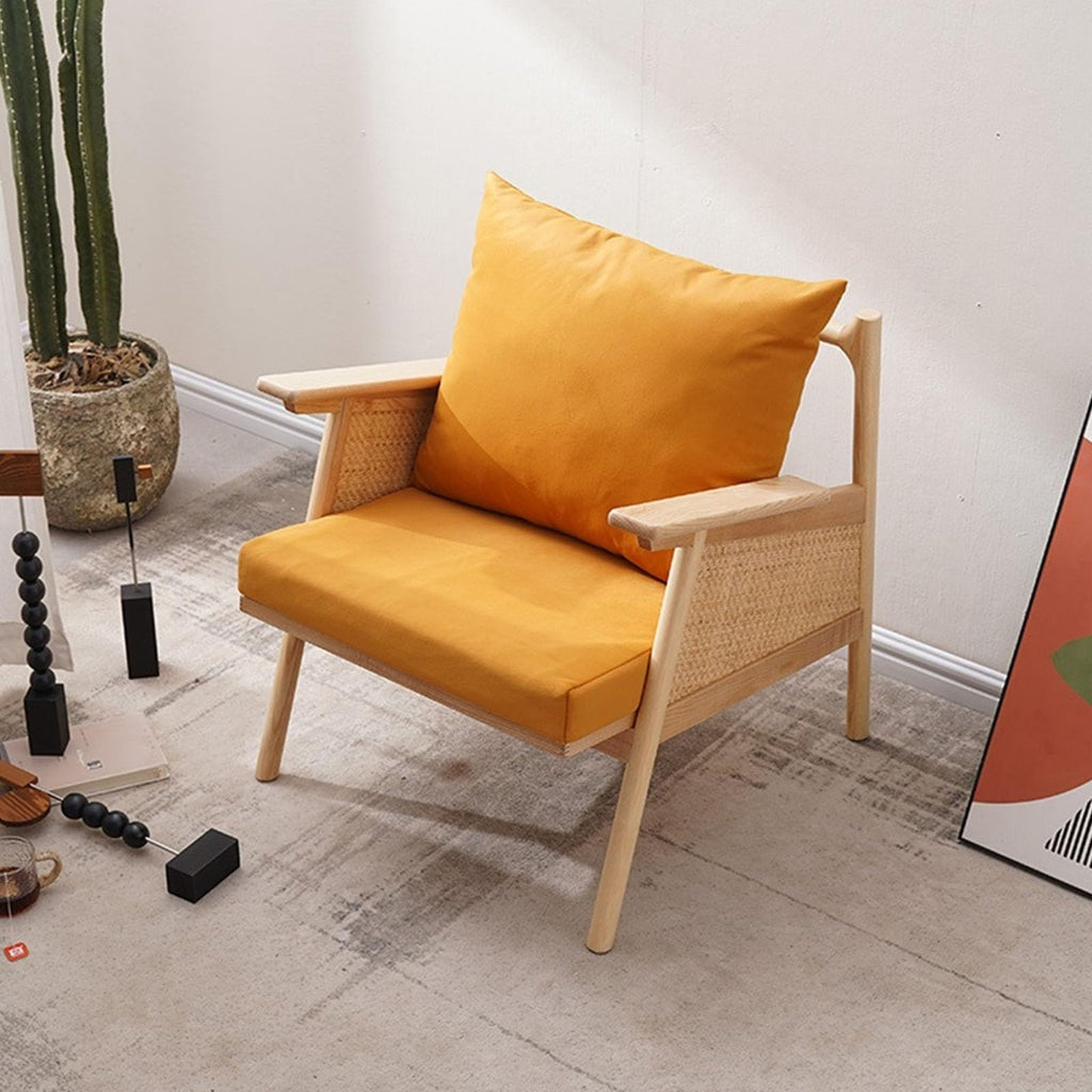 Rattan Wood Wicker Sofa Chair K550