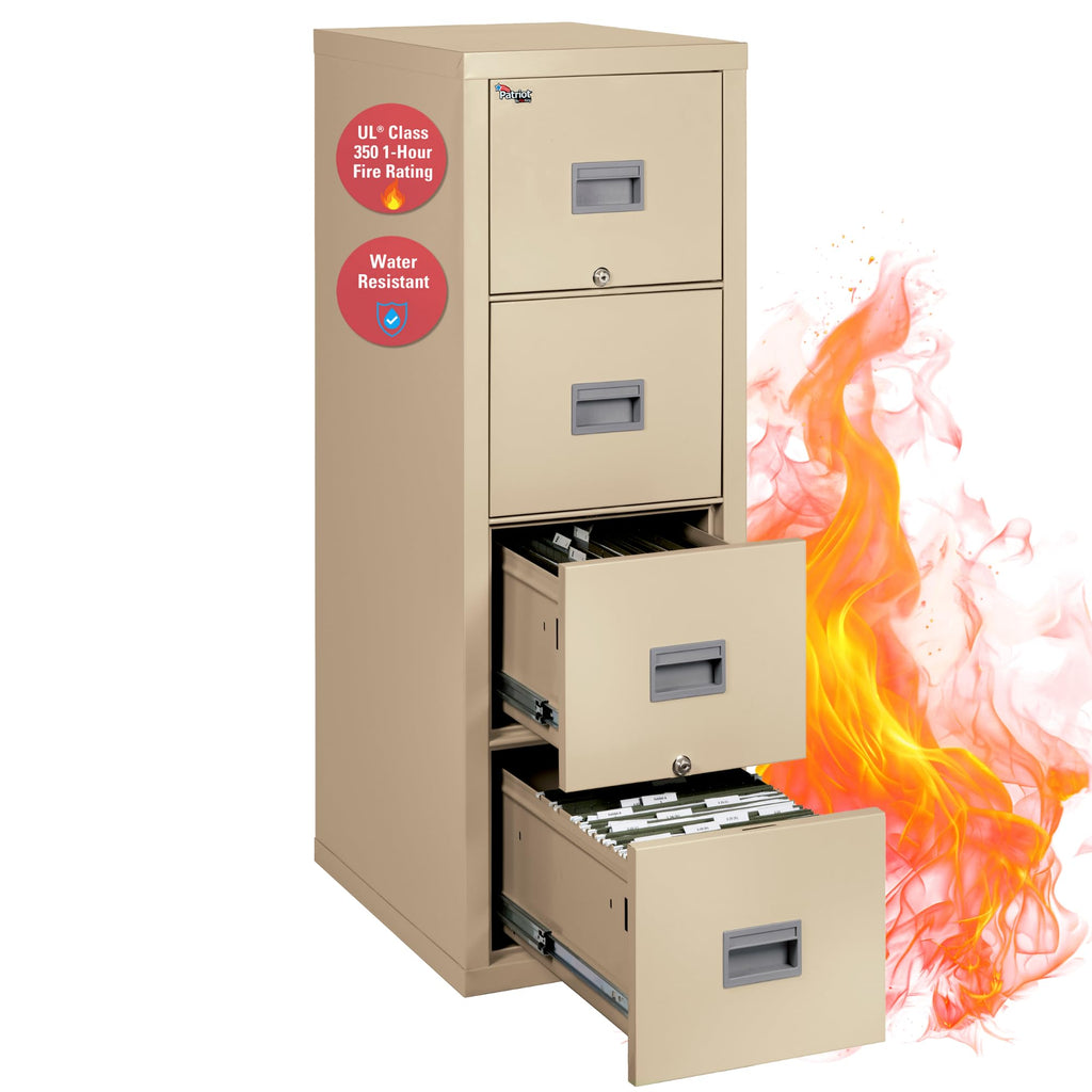 4 Drawer Fire Rated File Cabinet J839258