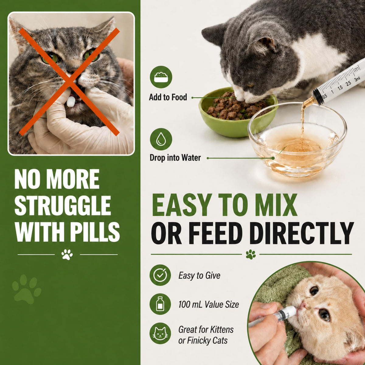 Liquid Dewormer Oral Suspension for Cats T8984