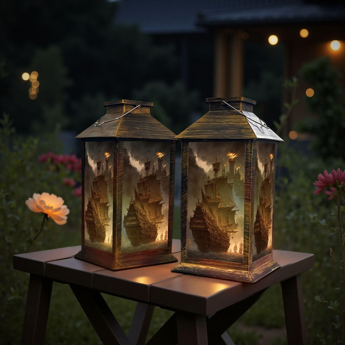 Waterproof Solar Powered Hanging Lantern A11988