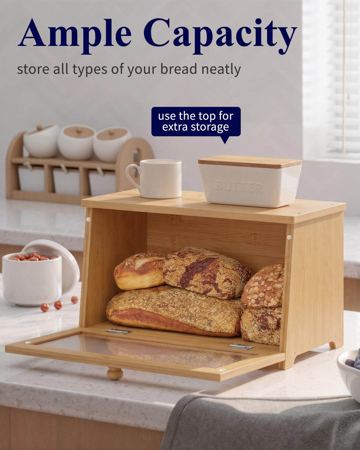 Wooden Bread Box Q770543