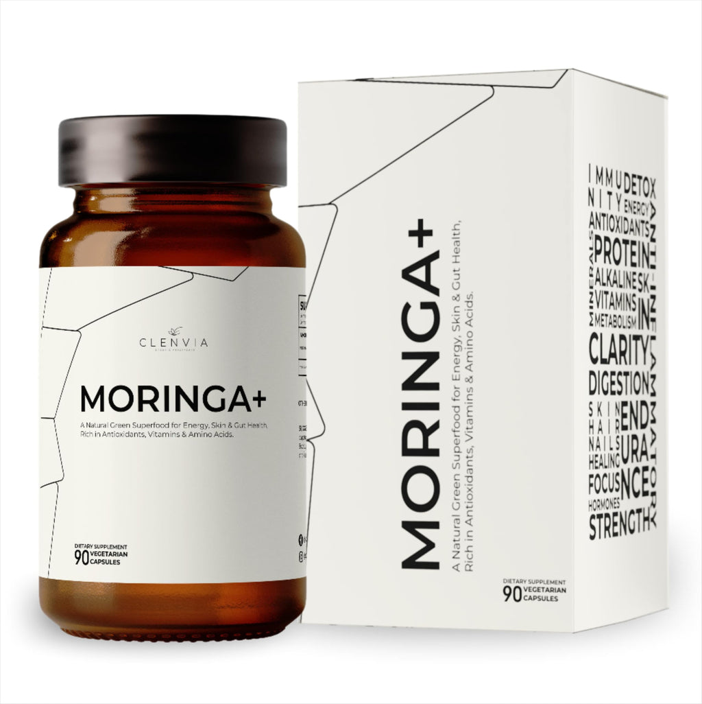 90 Capsules 1000mg Organic Moringa Leaf Powder Capsules P565021