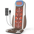 Shiatsu Back Massager with Heat, 2 Vibration Motors, PU Leather I606