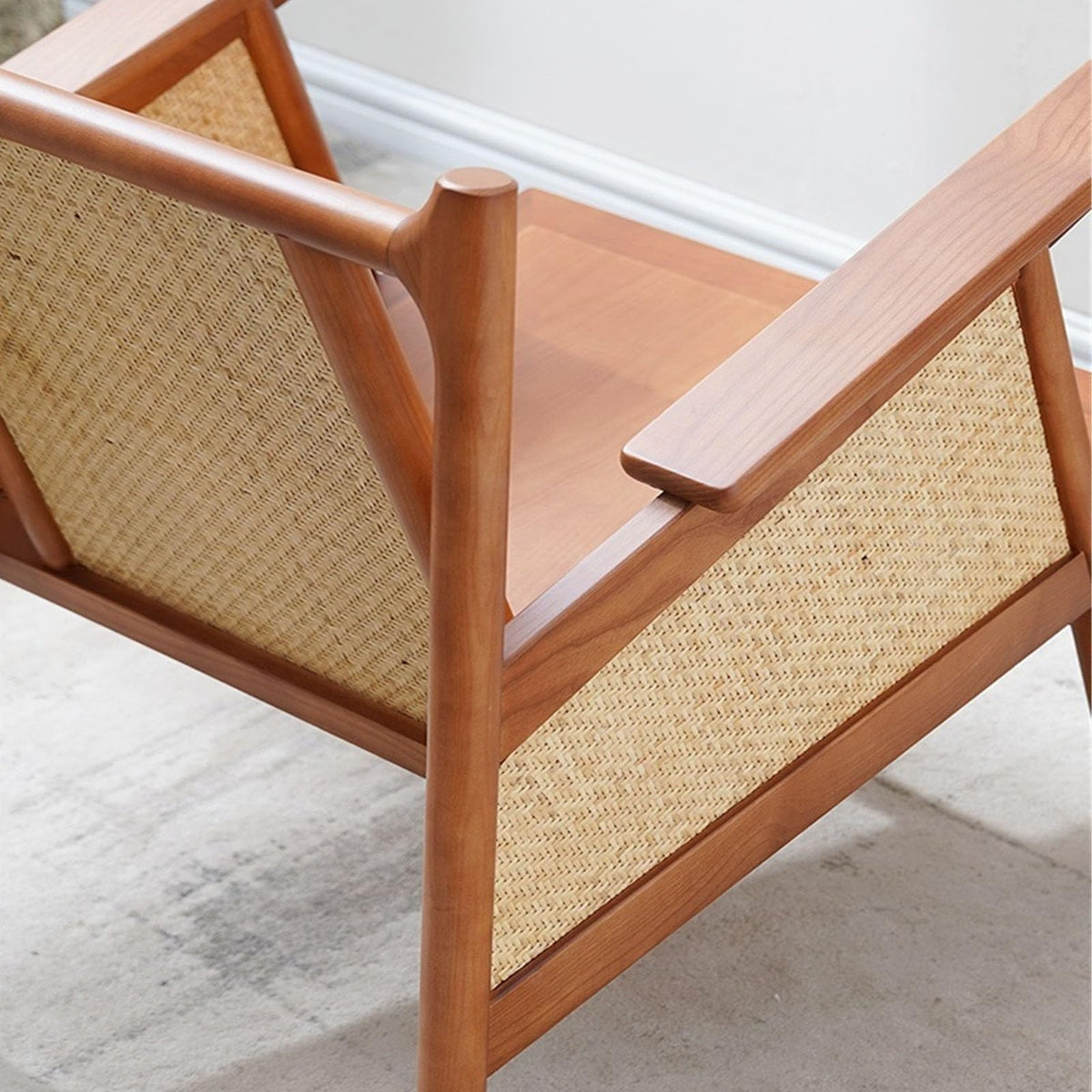 Rattan Wood Wicker Sofa Chair K550