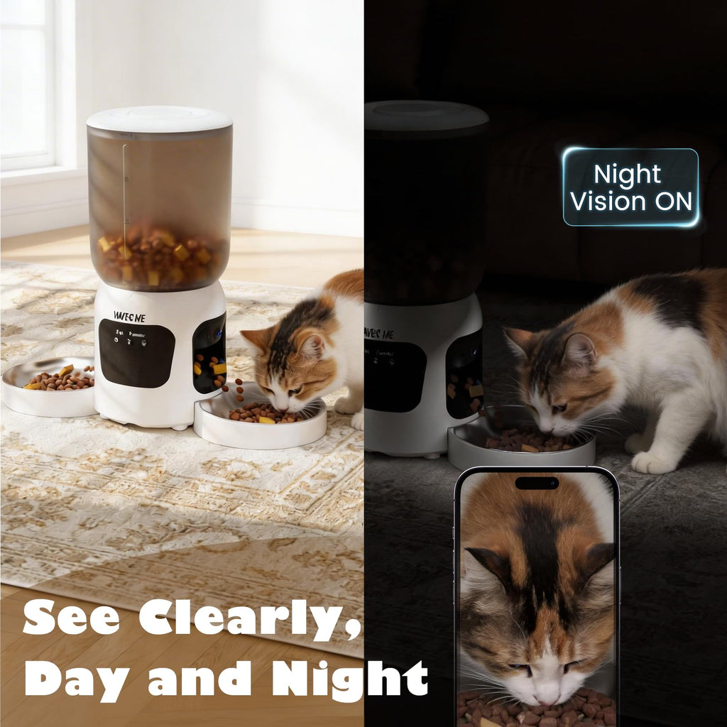Automatic Cat Feeder with Dual Camera B4062