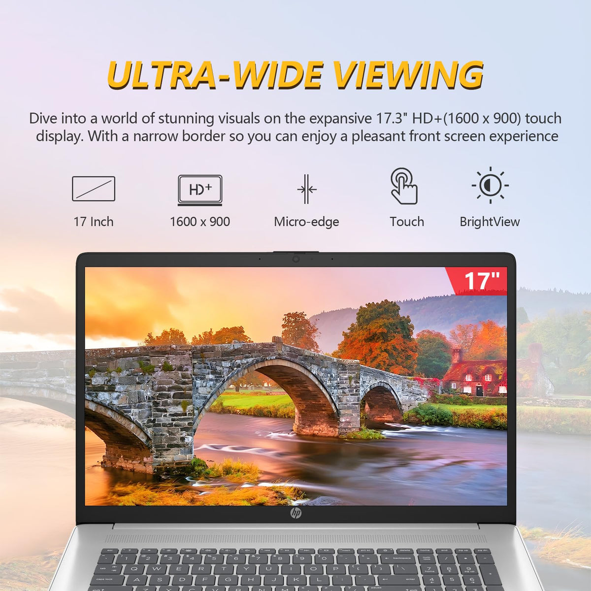 17 Laptop Touchscreen AMD Ryzen 5 16GB RAM 1TB SSD Y34806