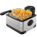 4.5 Liter Stainless Steel Deep Fryer with Basket Strainer R57123