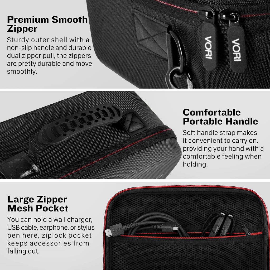 Black Carrying Case with Handle and Shoulder Strap G947