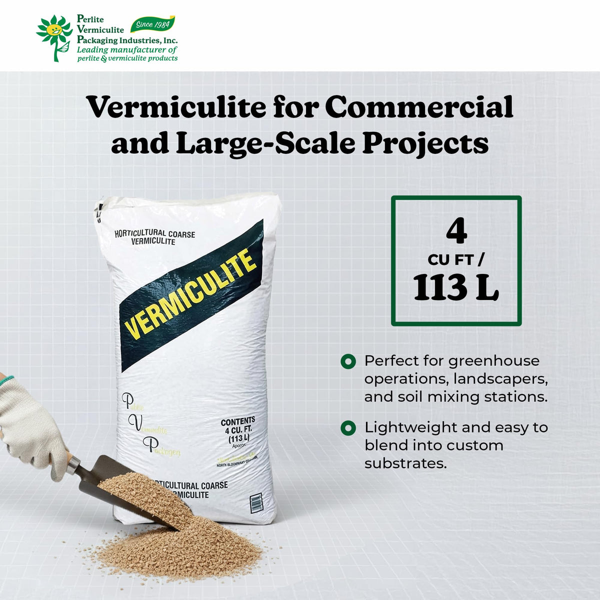 Horticultural Vermiculite 4 Cubic Feet C471954