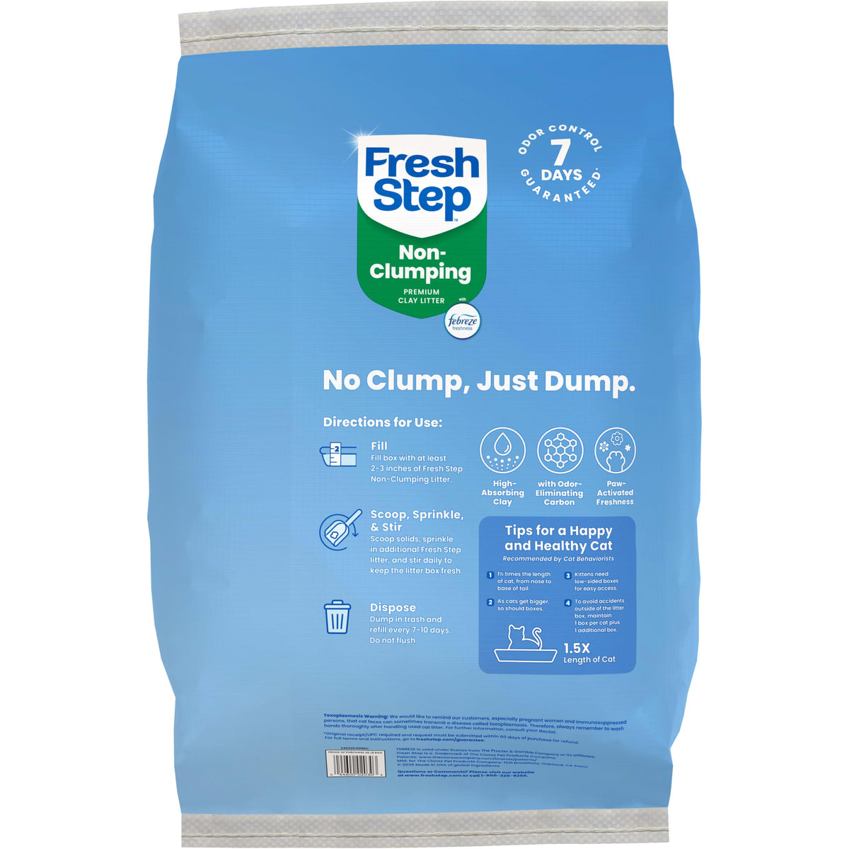Non-Clumping Cat Litter with Odor Control, 35 lb. Bag C7834