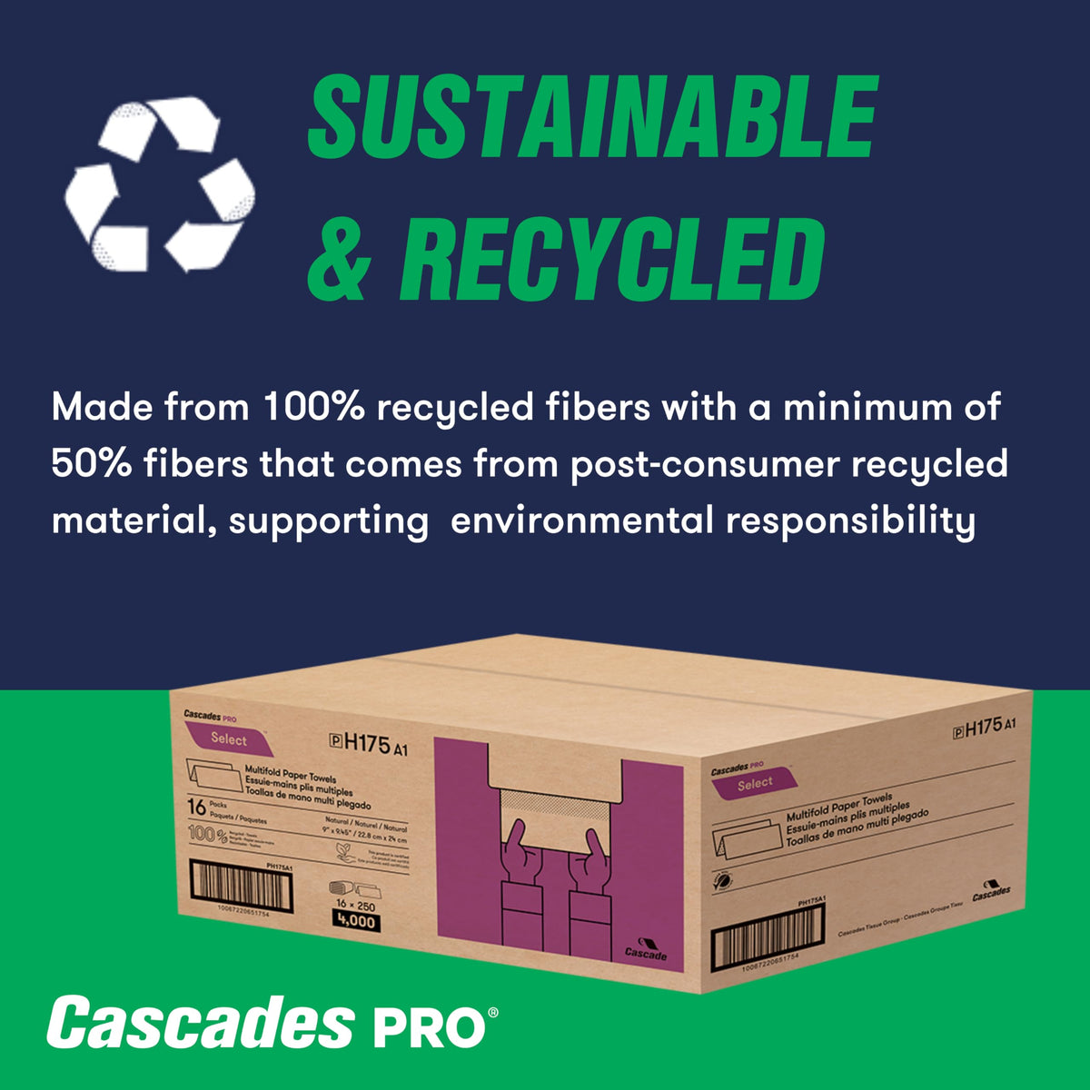 Multifold Paper Towels 250 Sheets 16 Packs Natural Brown U531555