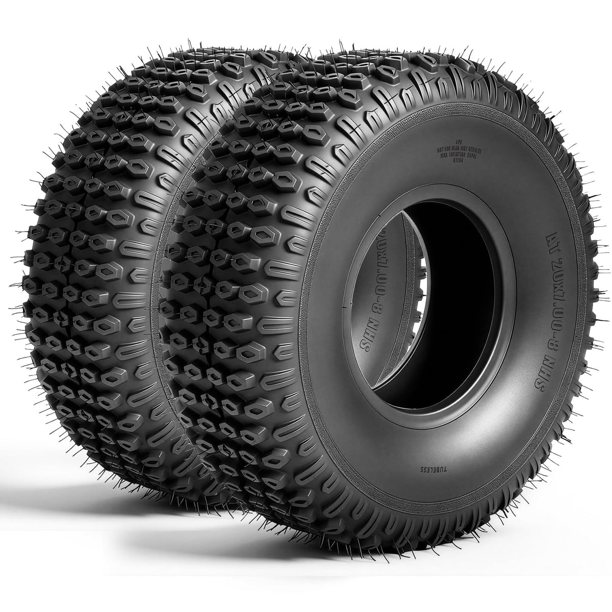 20x7-8 All-Terrain Tubeless Tires Set of 2 C552422
