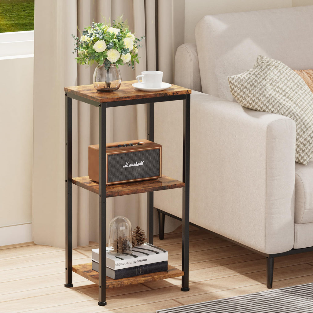 3 Tier End Table with Storage Shelves T74714