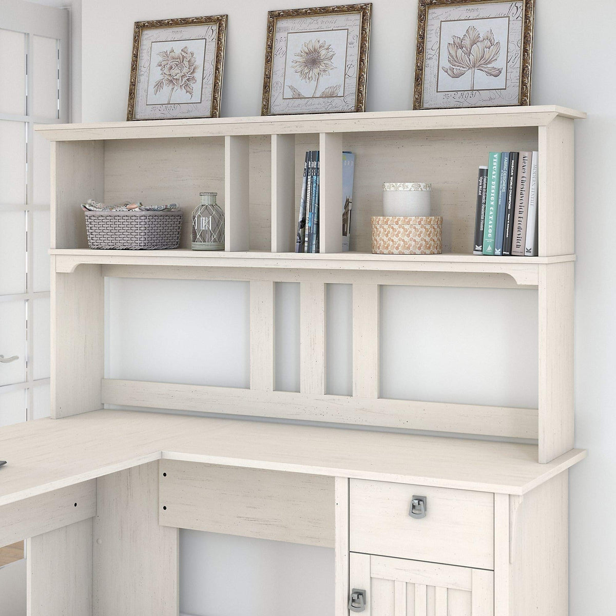 Antique White MDF Hutch M952663