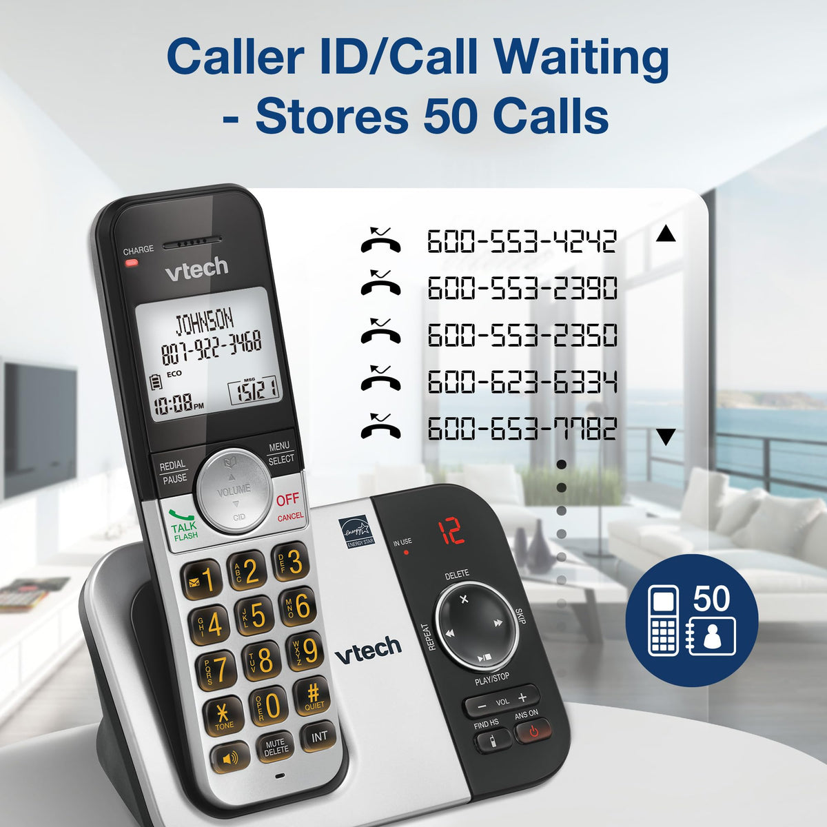 Cordless Home Phone with Answering Machine D474169
